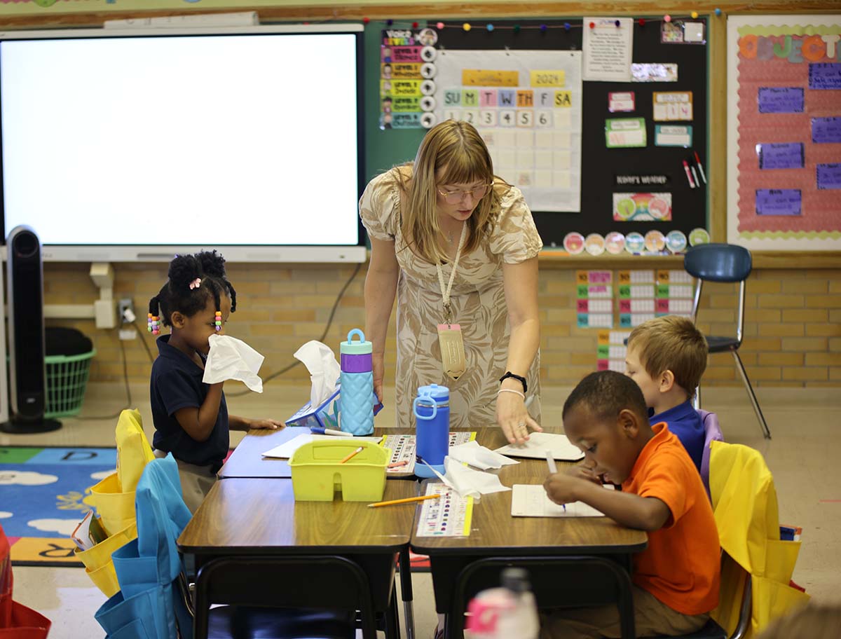 Horizon Science Academy Austintown Teacher smiling.